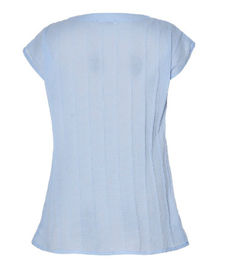Three Colors Optional Ladies Fashion Tops 100% Linen Small To Large Size