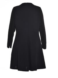 Fashion Style V Neck Long Sleeve Women's Blazer Dresses With Buttons In Front